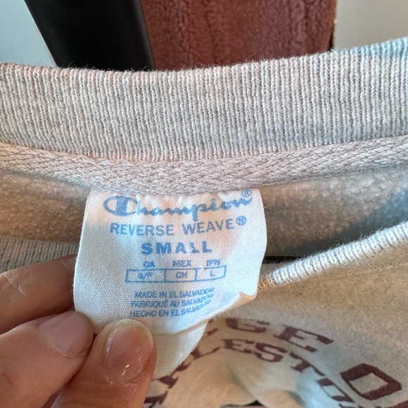 College of Charleston Champion Crewneck Sweatshirt - Picture 3 of 3